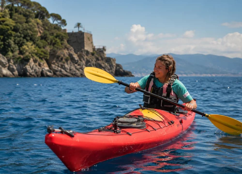 Famolo - Kayak a Portofino tra calette, Faro e Area Marina Protetta