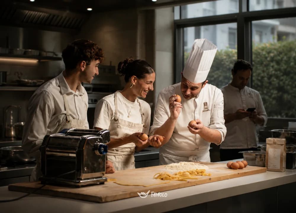 Famolo - Chef cooking Class con aperitivo e cena degustazione a Milano